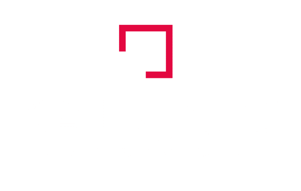 tech engineering vertical logo white